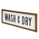 hometrends Enseigne en métal encadrée de Wash & Dry – image 2 sur 4