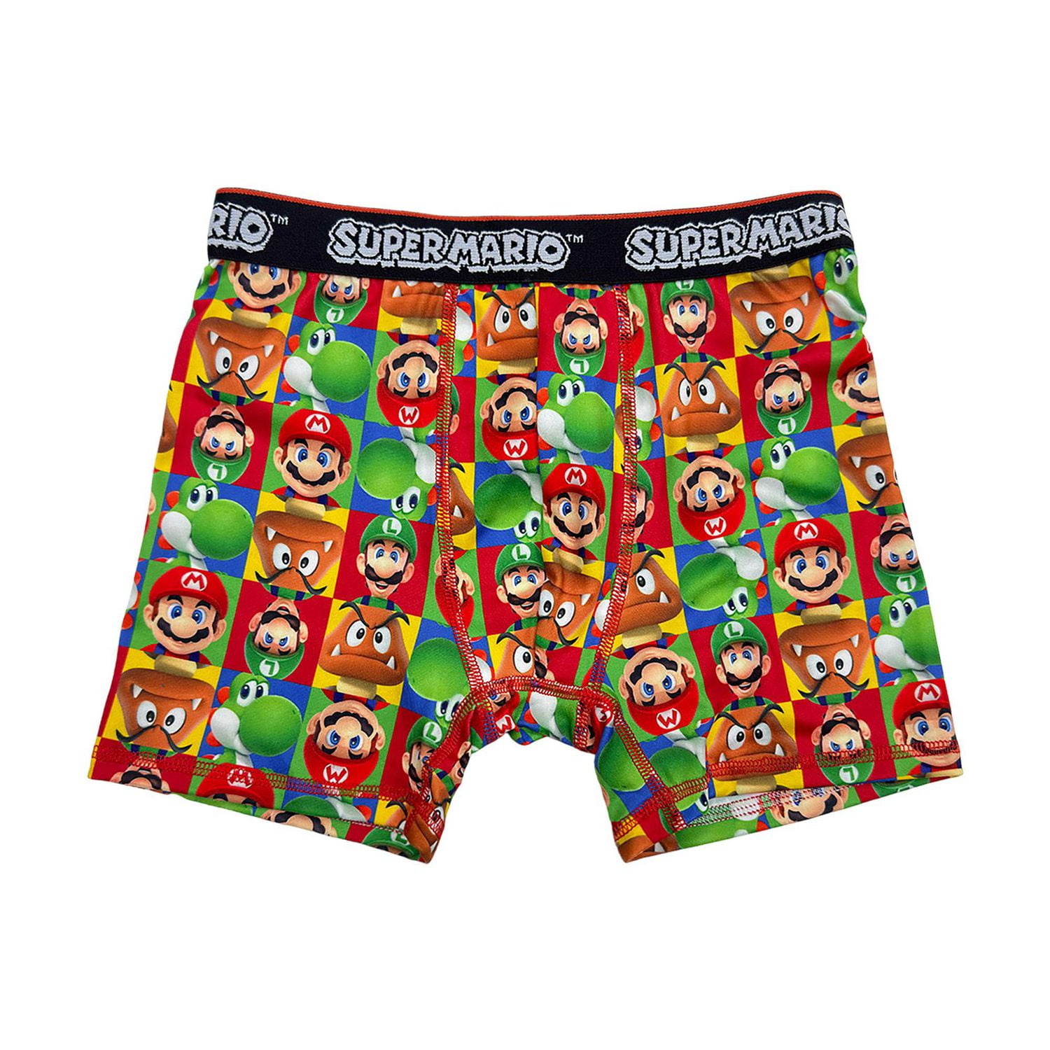 SUPER MARIO BROS. CALEÇONS DE GARÇON, PAQUET DE 2