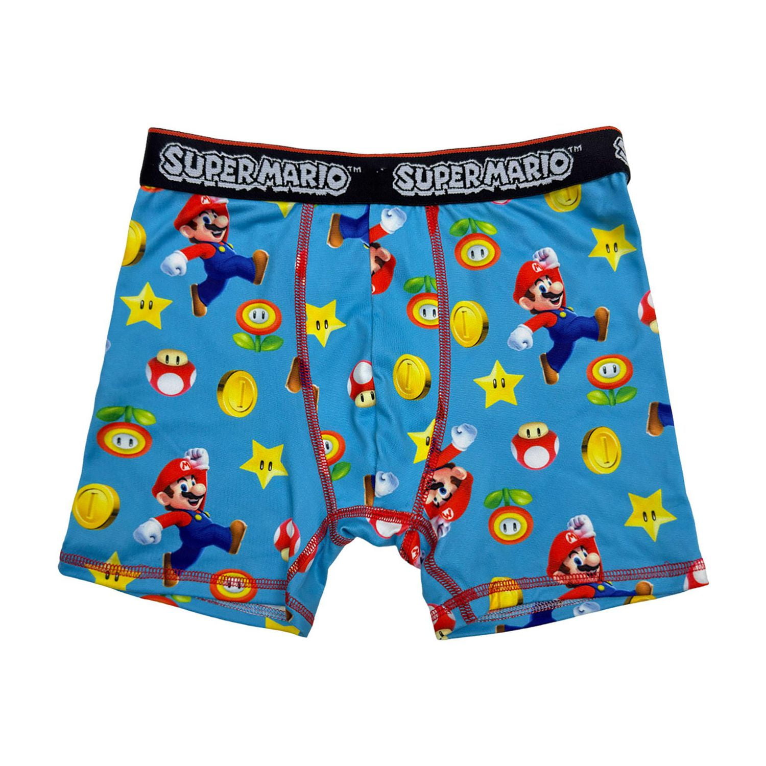 SUPER MARIO BROS. BOYS' 2PK UNDERWEAR BOXERS