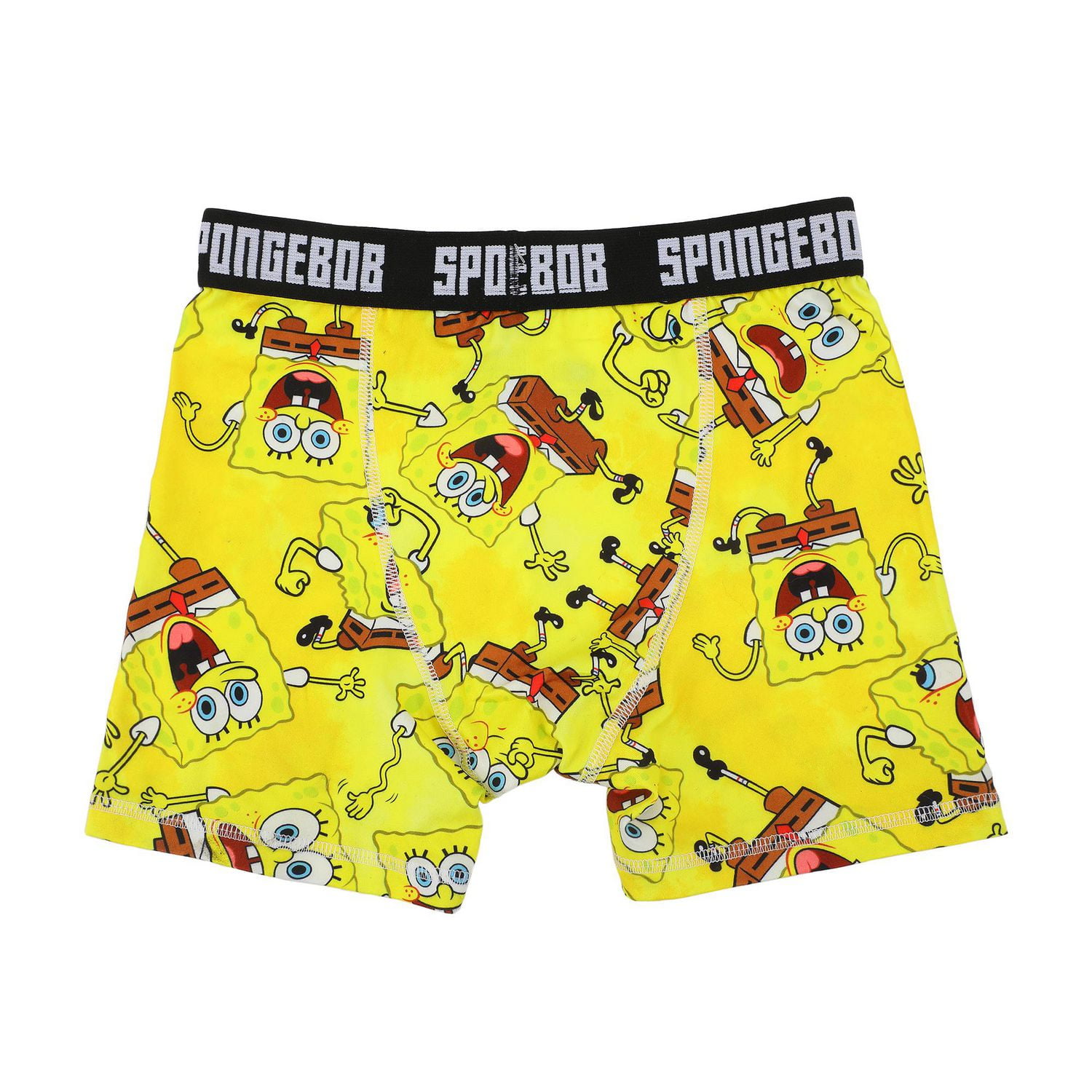 Spongebob Squarepants Boys' 2-Pack Boxer Briefs, SpongeBob Boys 2PK Boxers