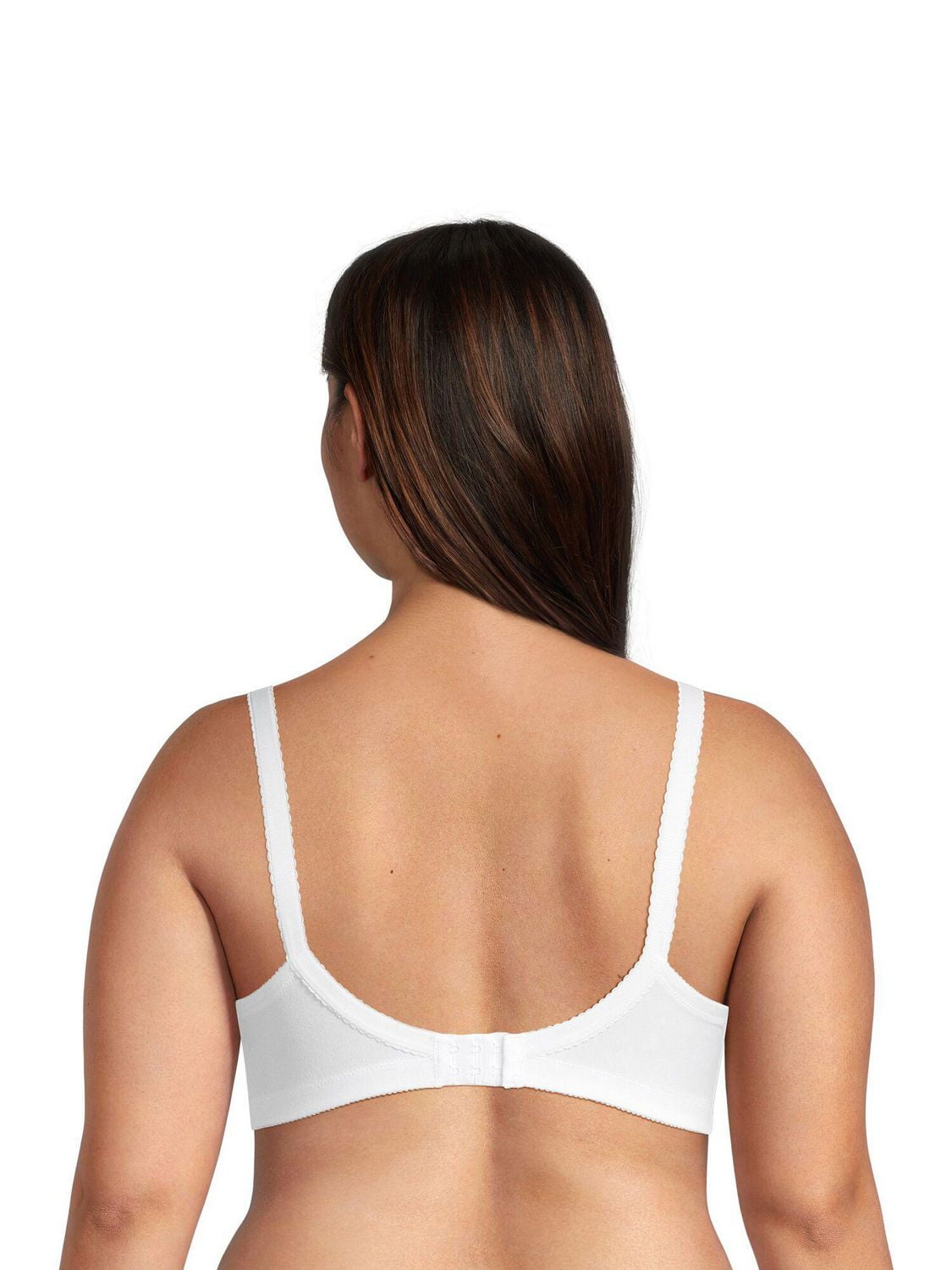 Soutien-gorge confort sans armatures en coton extensible doux pour femme Warners Tailles 36B - 42DD