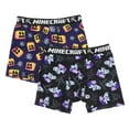 thumbnail image 1 of Minecraft Boys' Boxer Briefs 2-Pack, 1 of 5