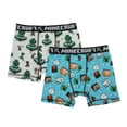 thumbnail image 1 of Minecraft Boys' Boxer Briefs 2-Pack, 1 of 5