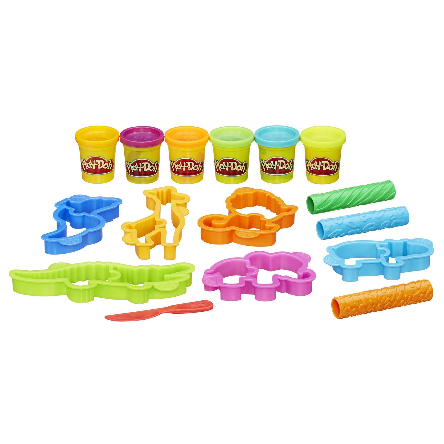 Play-Doh Wheels, Monster Truck, jouet pour enfants avec voiture et 4  couleurs de pâte Play-Doh atoxique dont la pâte Terrain, dès 3 ans 