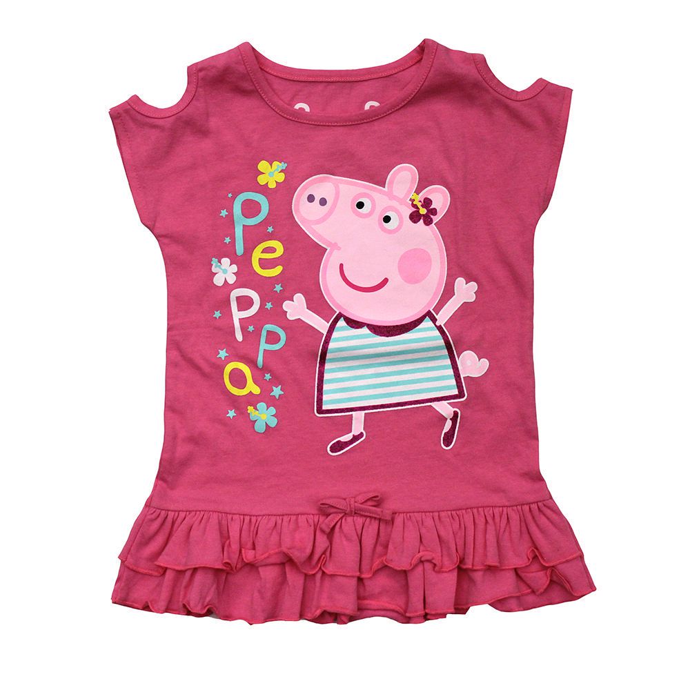 Peppa Pig Ruffle Cold Shoulder Top | Walmart Canada