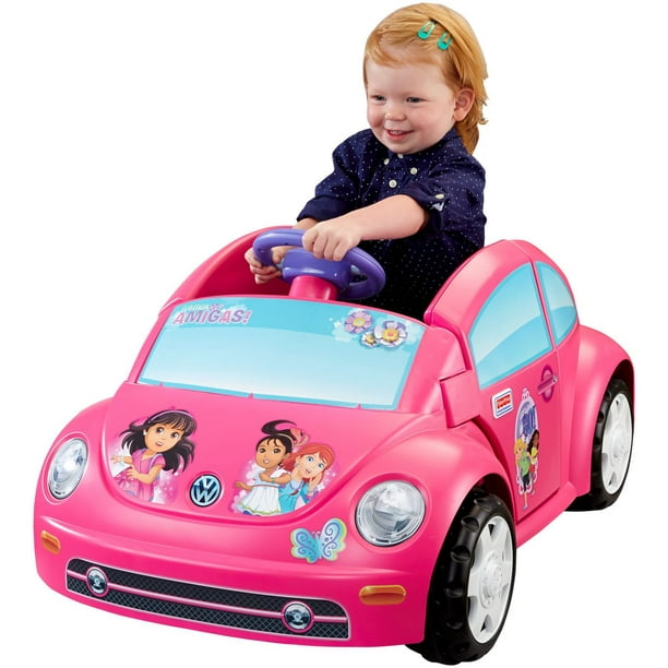 Véhicule Volkswagen Nickelodeon New Beetle Dora et ses amis Power Wheels