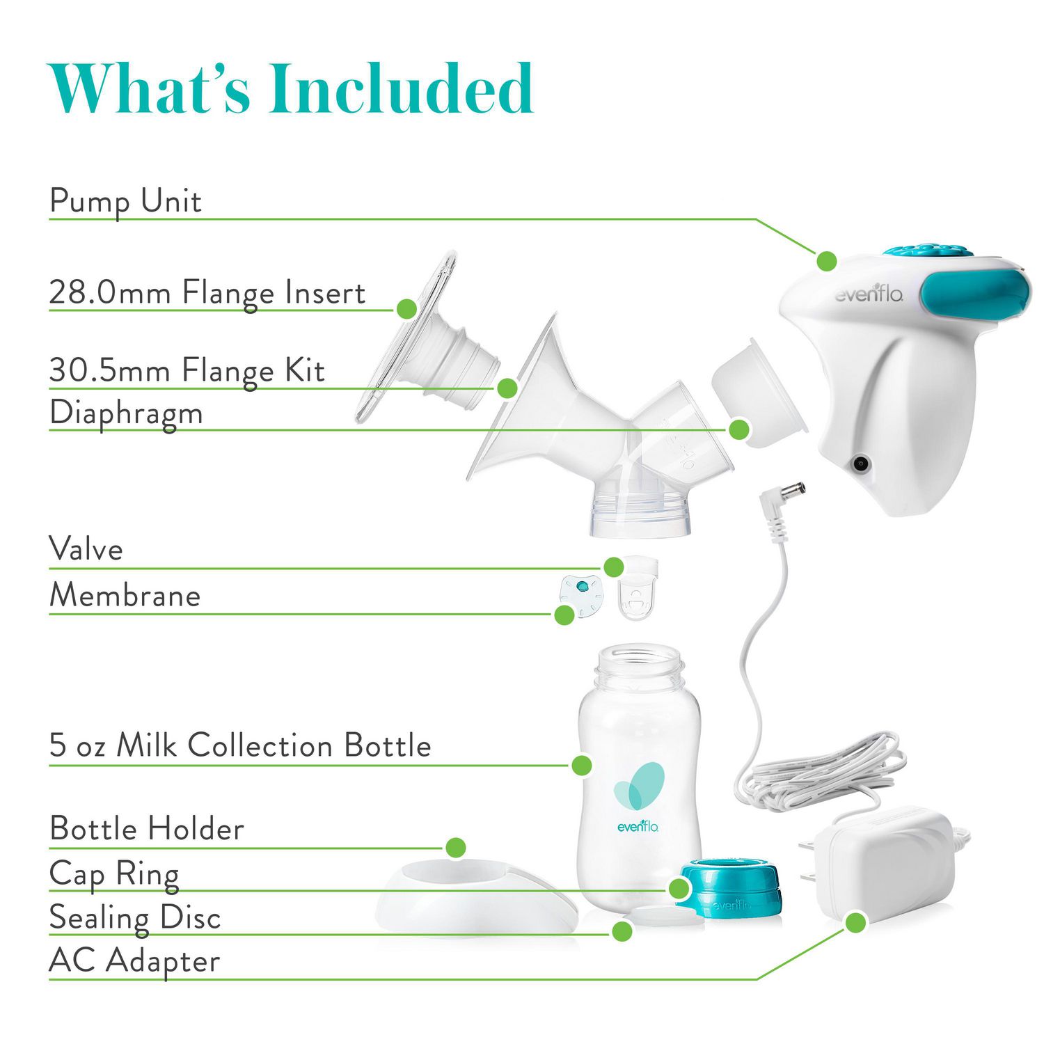 Evenflo single store electric breast pump