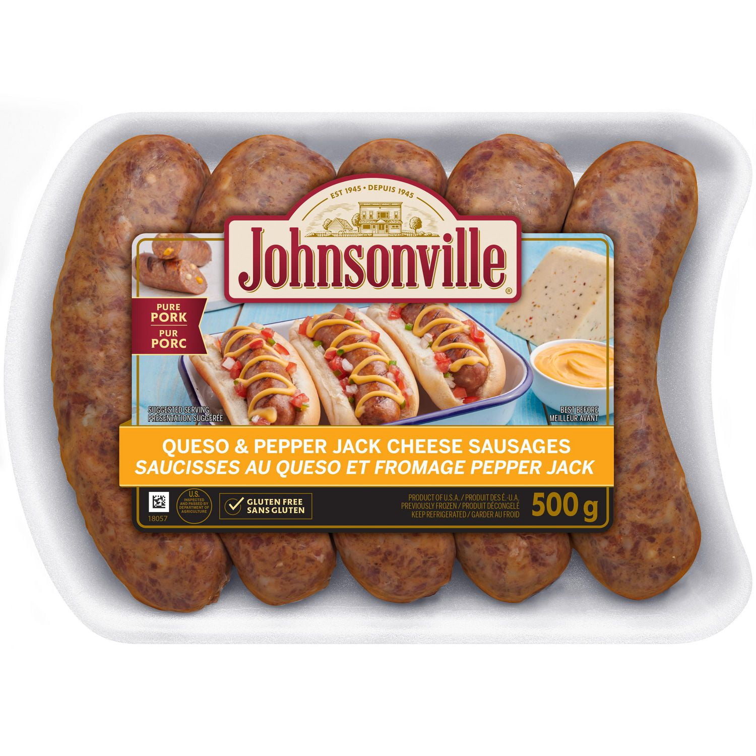 Johnsonville Queso & Pepper Jack Cheese Sausages Walmart Canada