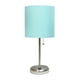 LimeLights Stick Lamp with USB charging port and Fabric Shade - image 1 of 8