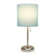 LimeLights Stick Lamp with USB charging port and Fabric Shade - image 2 of 8