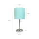 LimeLights Stick Lamp with USB charging port and Fabric Shade - image 3 of 8