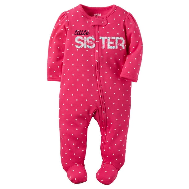 Tenue pyjama-grenouillère « Sœur » Child of Mine made by Carter’s pour nouveau-né garçons