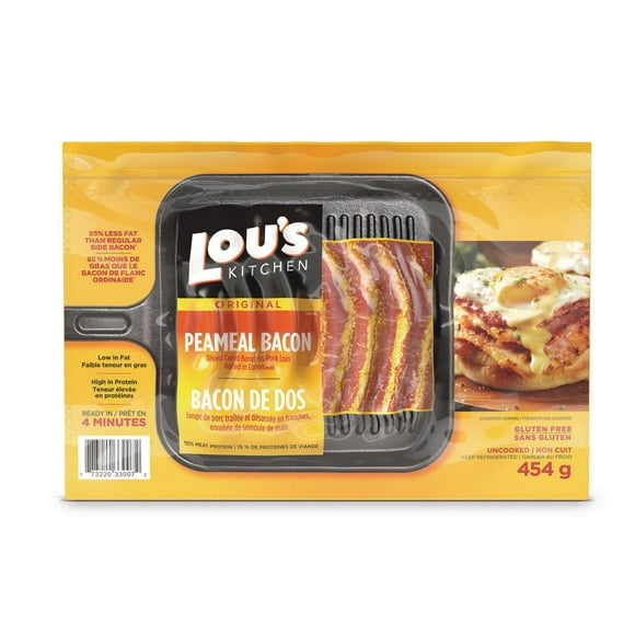 Lou's Kitchen Bacon De Dos 454g