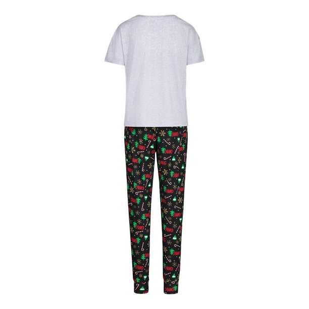 Elf ladies two piece pajama set 