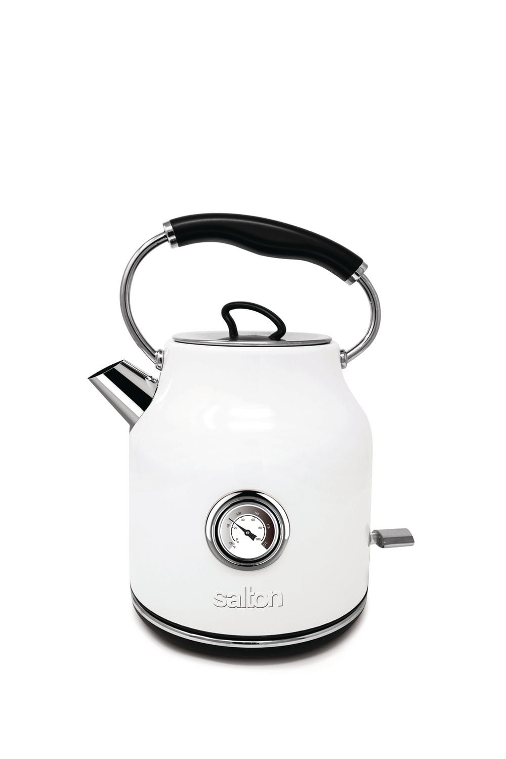 Salton White Stainless Steel Cordless Electric Kettle 1.7L JK1804