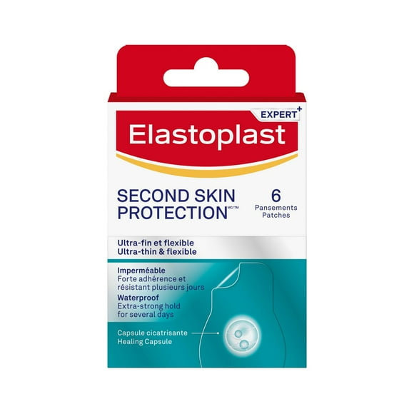 Elastoplast Second Skin Protection Pansements hydrocolloïdes avancés 6 unités