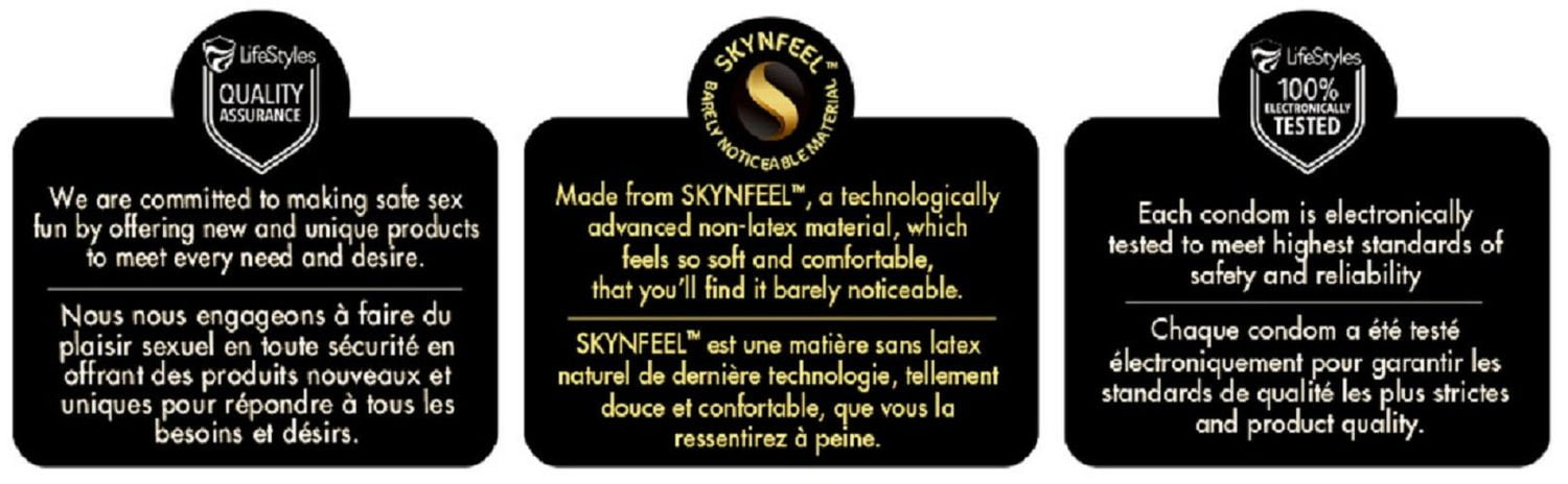Préservatifs lubrifiés non-latex SKYN Original, 12 unités Préservatifs sans latex orig.