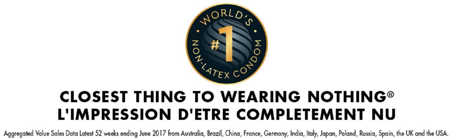 Préservatifs lubrifiés non-latex SKYN Original, 12 unités Préservatifs sans latex orig.