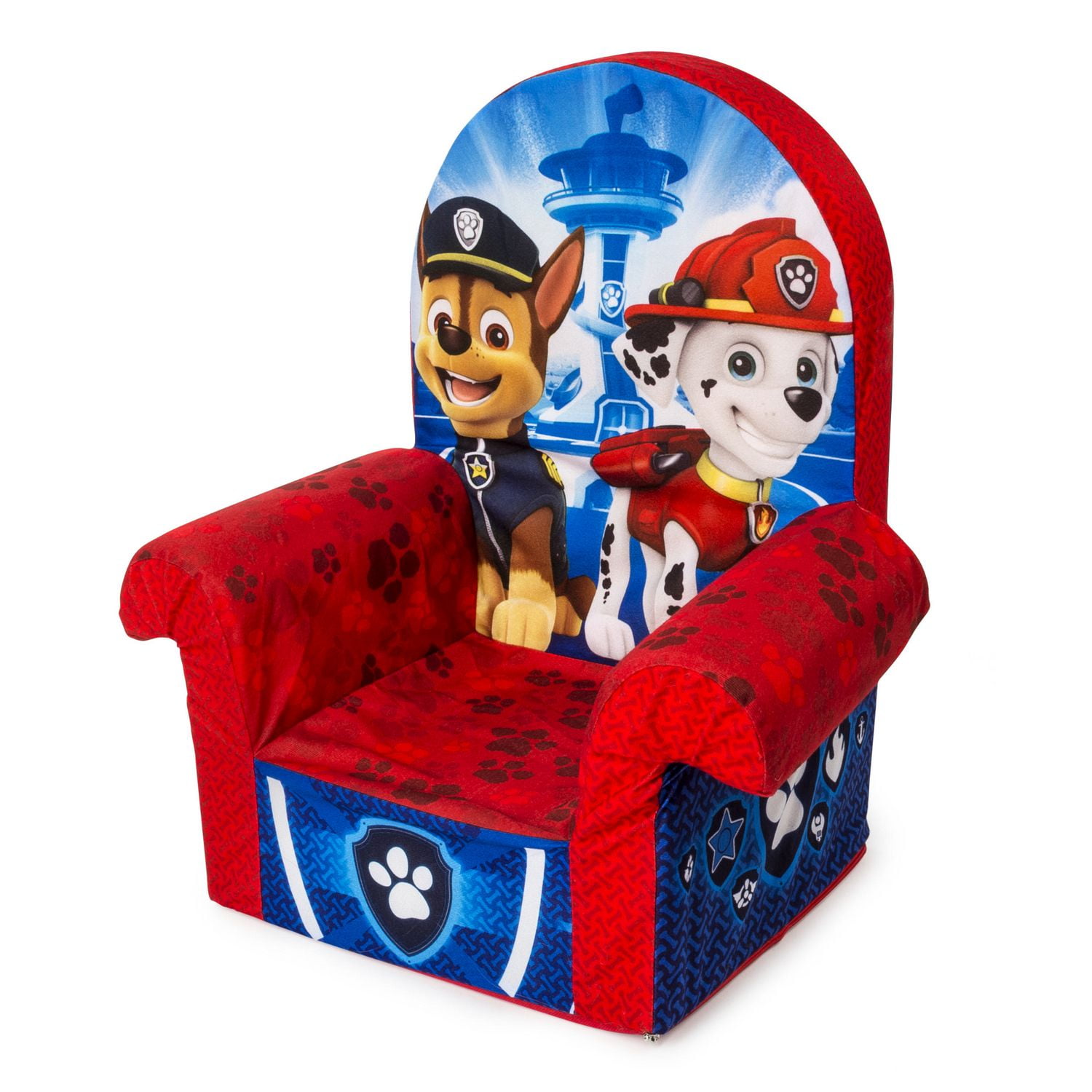 Marshmallow Furniture, Children's Foam High Back Chair, PAW Patrol High Back  Chair 