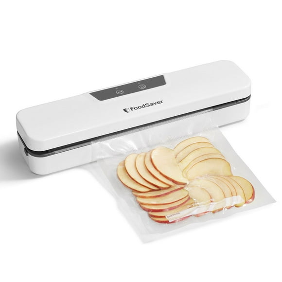 Machine à emballer sous vide quotidienne FoodSaver avec 5 sacs prédécoupés blanc