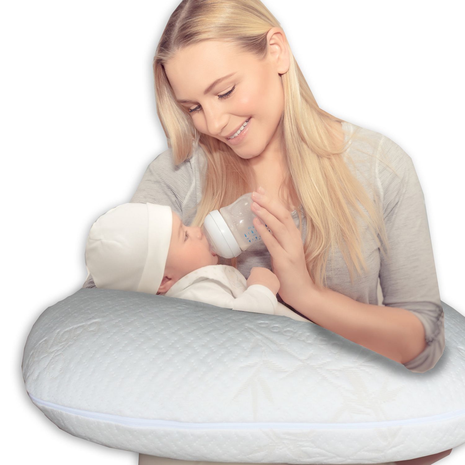 Baby Works - Oreiller pour enfant avec taie d'oreiller, mousse à