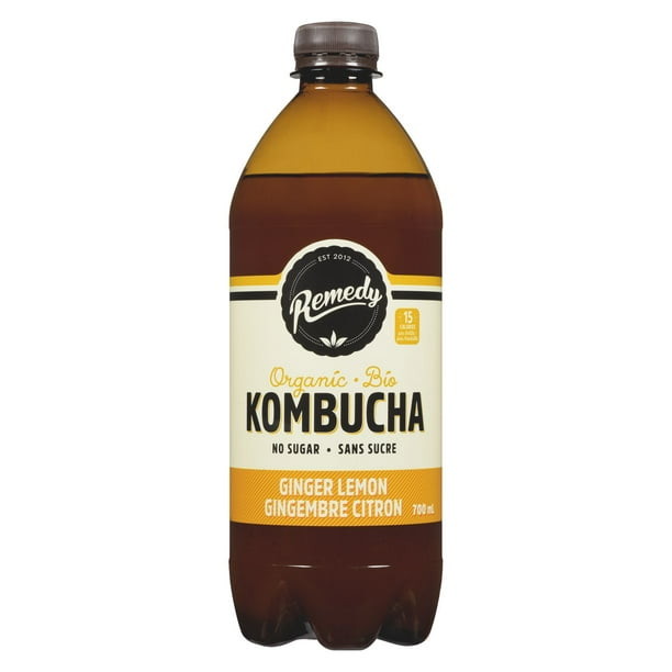 Remedy Organic Ginger Lemon Kombucha, 700 mL Walmart.ca