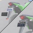 thumbnail image 2 of Alpena License Plate Cover Motorcycle Smoke, 2 of 2