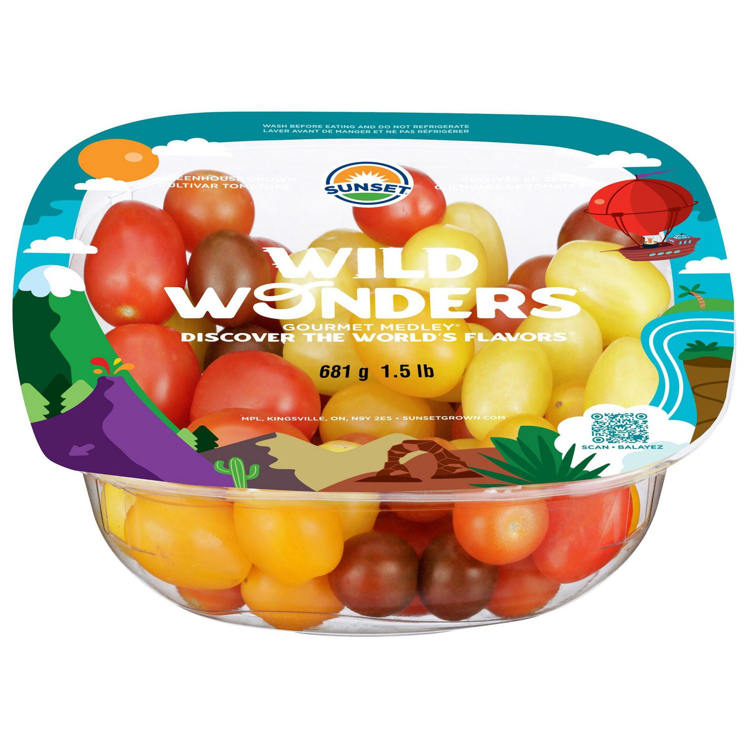 SUNSET Wild Wonders Tomatoes, SUNSET Wild Wonders Tomatoes, 1.5lb