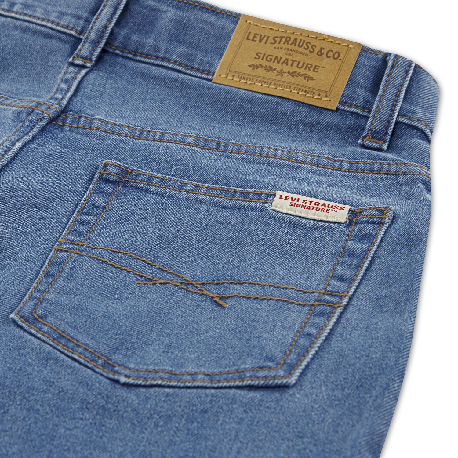 Jean taille mi-haute coupe droite Levi Strauss Signature pour garçon