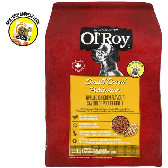 Ol'Roy Small Breed Grilled Chicken Flavour Dry Dog Food, 3.2 kg