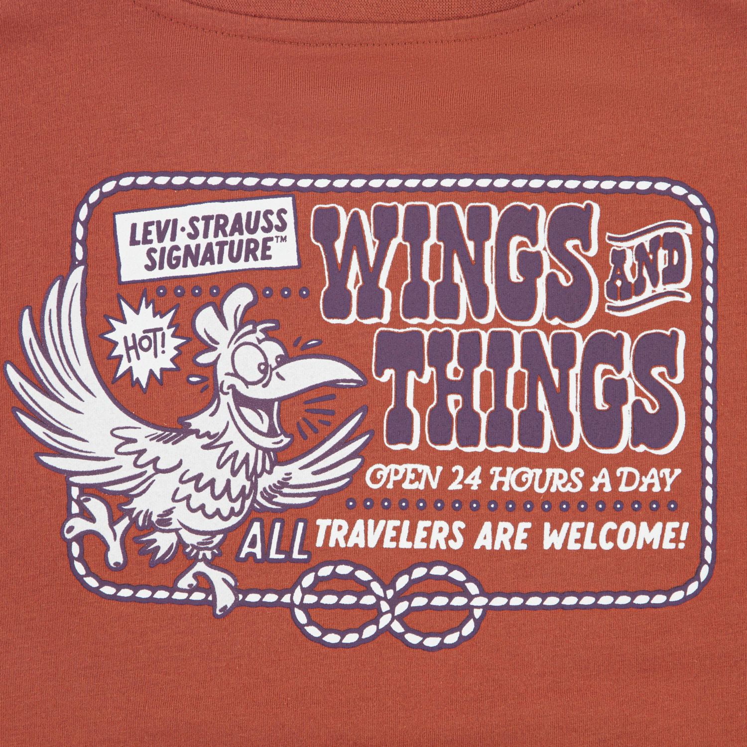 Levi Strauss Signature Graphic Wings and Things T-Shirt