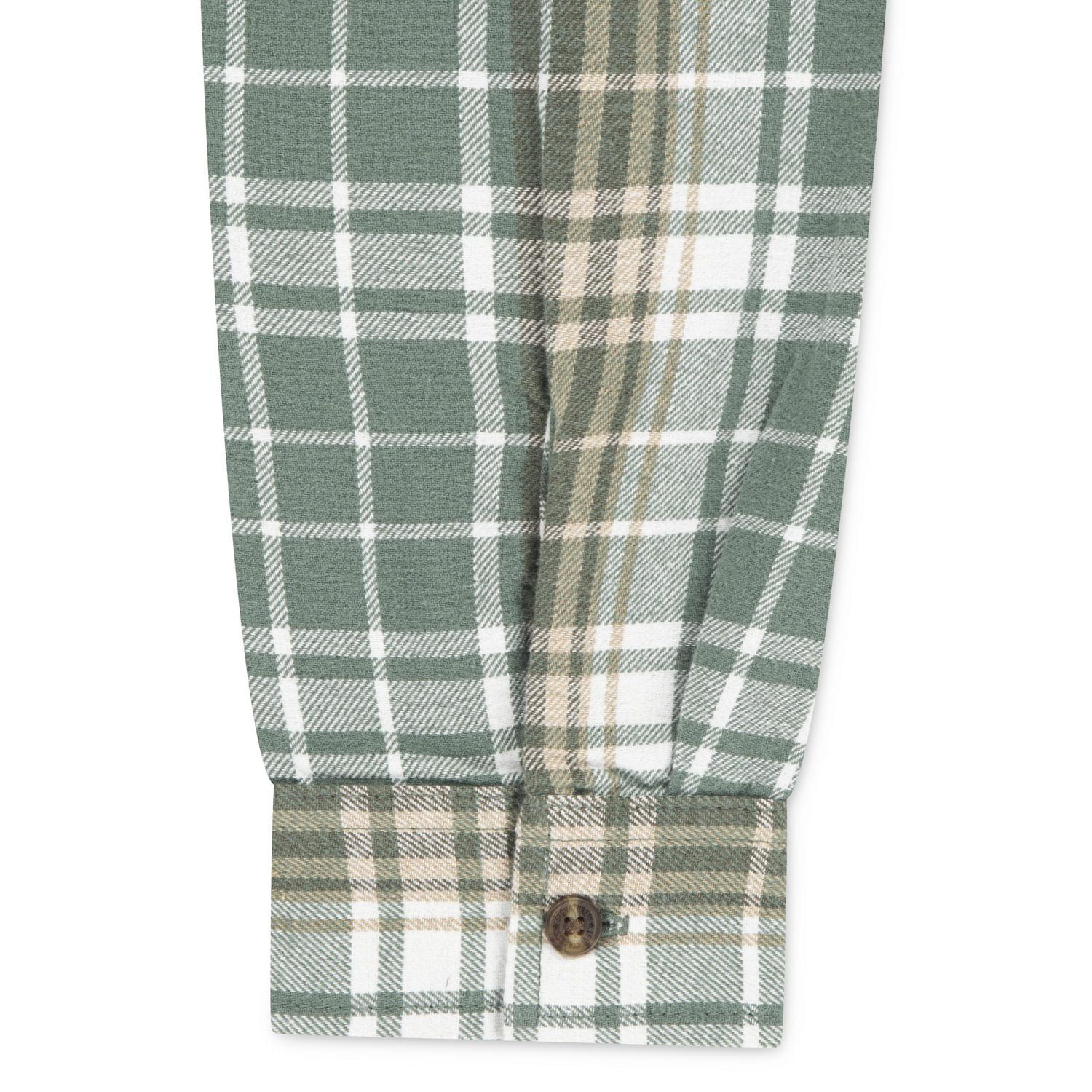 Levi Strauss Signature Hooded Plaid Flannel Top