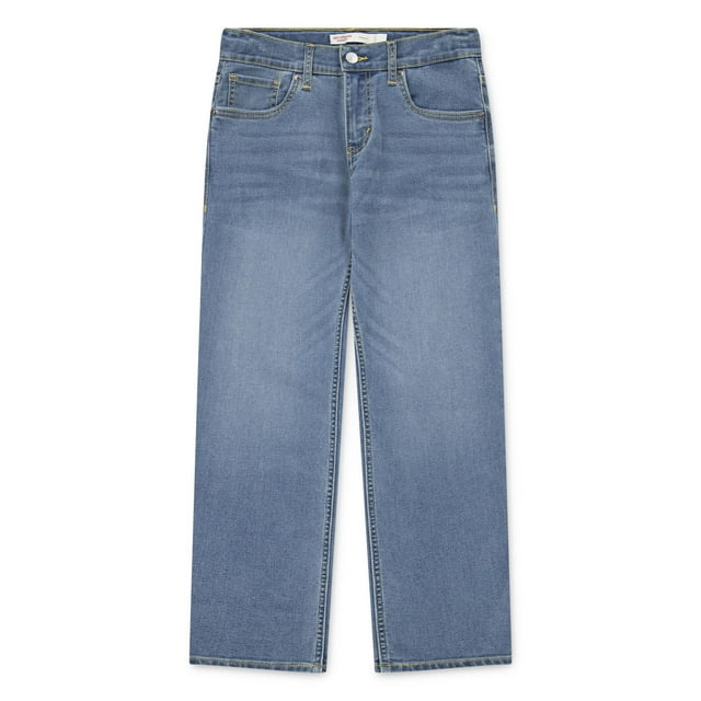 Levi Strauss Signature Boys' Relaxed Fit Straight Leg Jeans