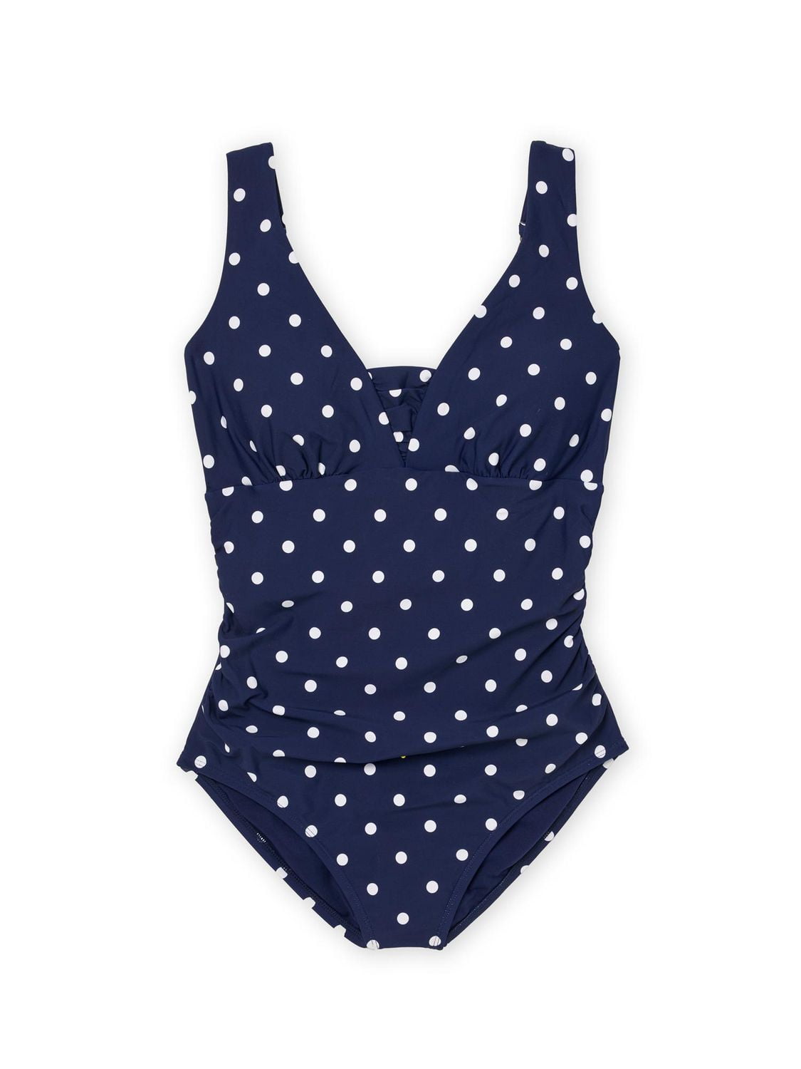 Lands' End Maillot de bain une pièce grec en nylon et élasthanne pour femme Taille S-XXL avec détails froncés