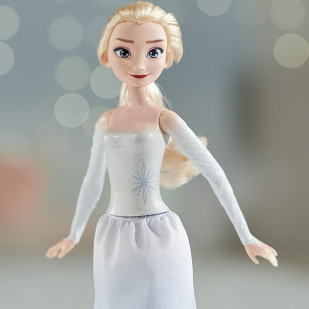 Robe Reine Des Neiges 2 Elsa Pour Filles, Tenue Fantaisie Blanche
