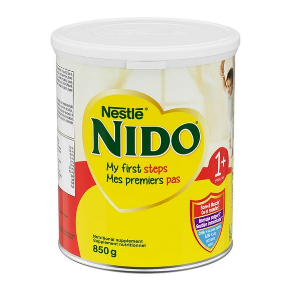 NIDO 1+ Toddler Milk-Based Nutritional Supplement With Calcium, Vitamins D and A, Magnesium, Probiotics, DHA, For Teeth, Muscles, Bones, Immune System And Brain Development 850 g, 850 g