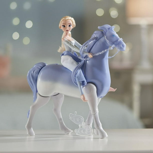 Disney La Reine des Neiges 2 Coffret Elsa et Nokk avec Poupée articulée  Elsa et figurine cheval d'eau Nokk, Jouet Enfant, Dès 3 ans, HLW58