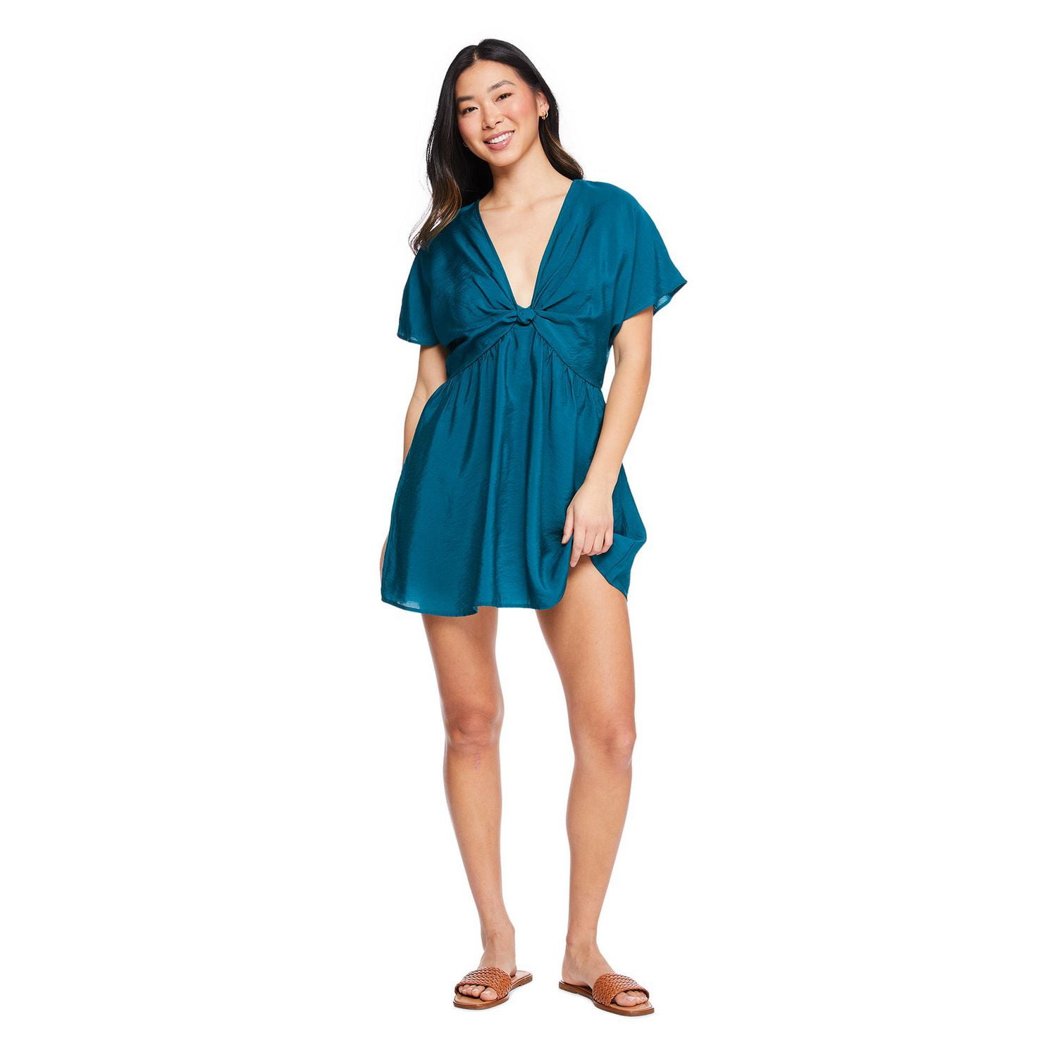 George Women's Kaftan Dress Cover-Up, Sizes XS-XXL