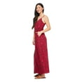 thumbnail image 2 of Robe longue chiffonnée George pour femmes, 2 of 6