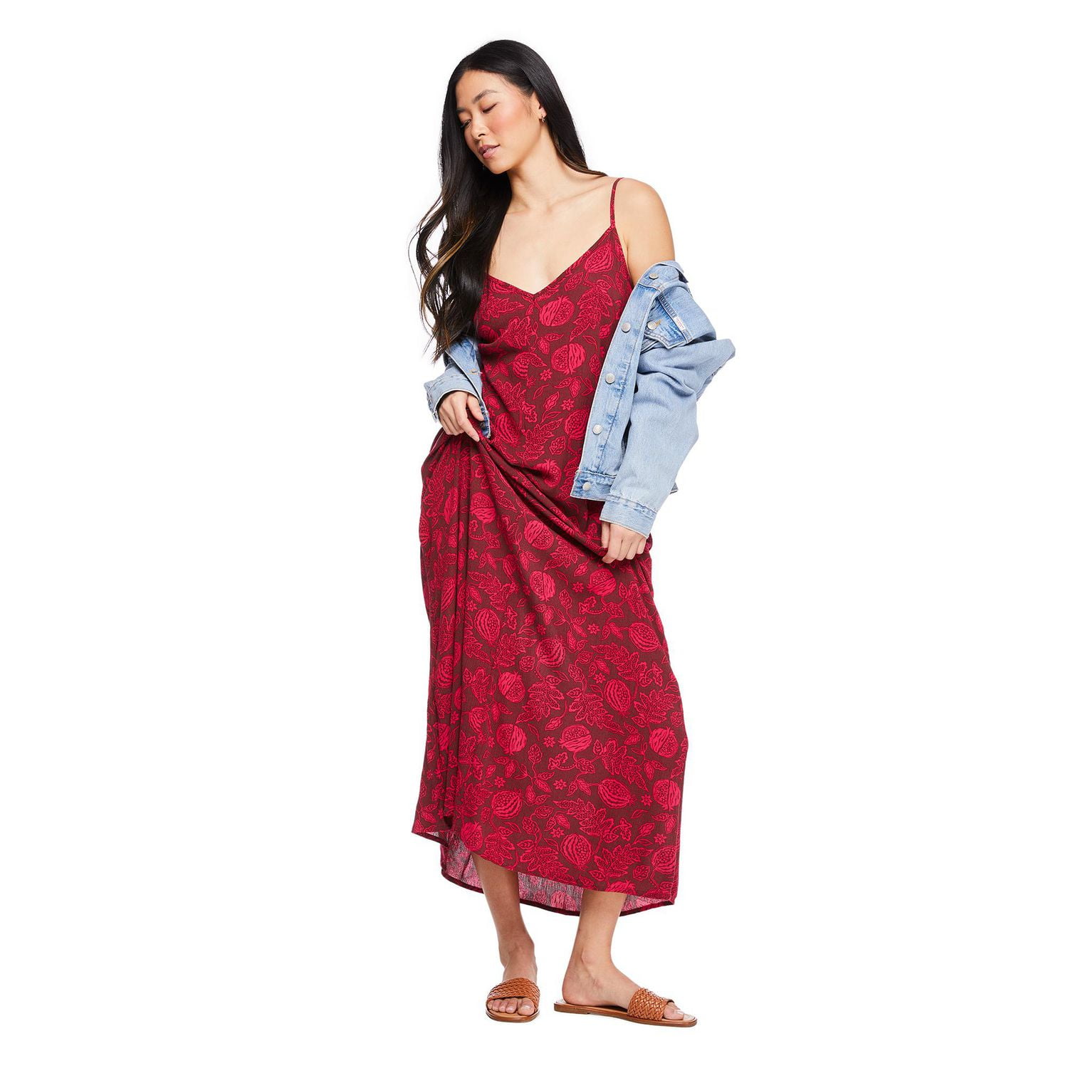 George Women's Crinkled Maxi Dress