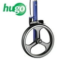 thumbnail image 2 of Hugo Blue Portable Rollator Rolling Walker with Seat, Backrest and 8" Wheels, 2 of 4