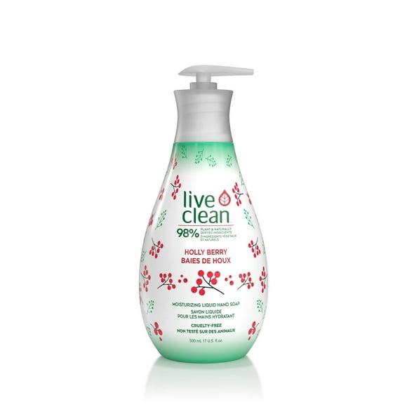 Live Clean Holly Berry Moisturizing Liquid Hand Soap