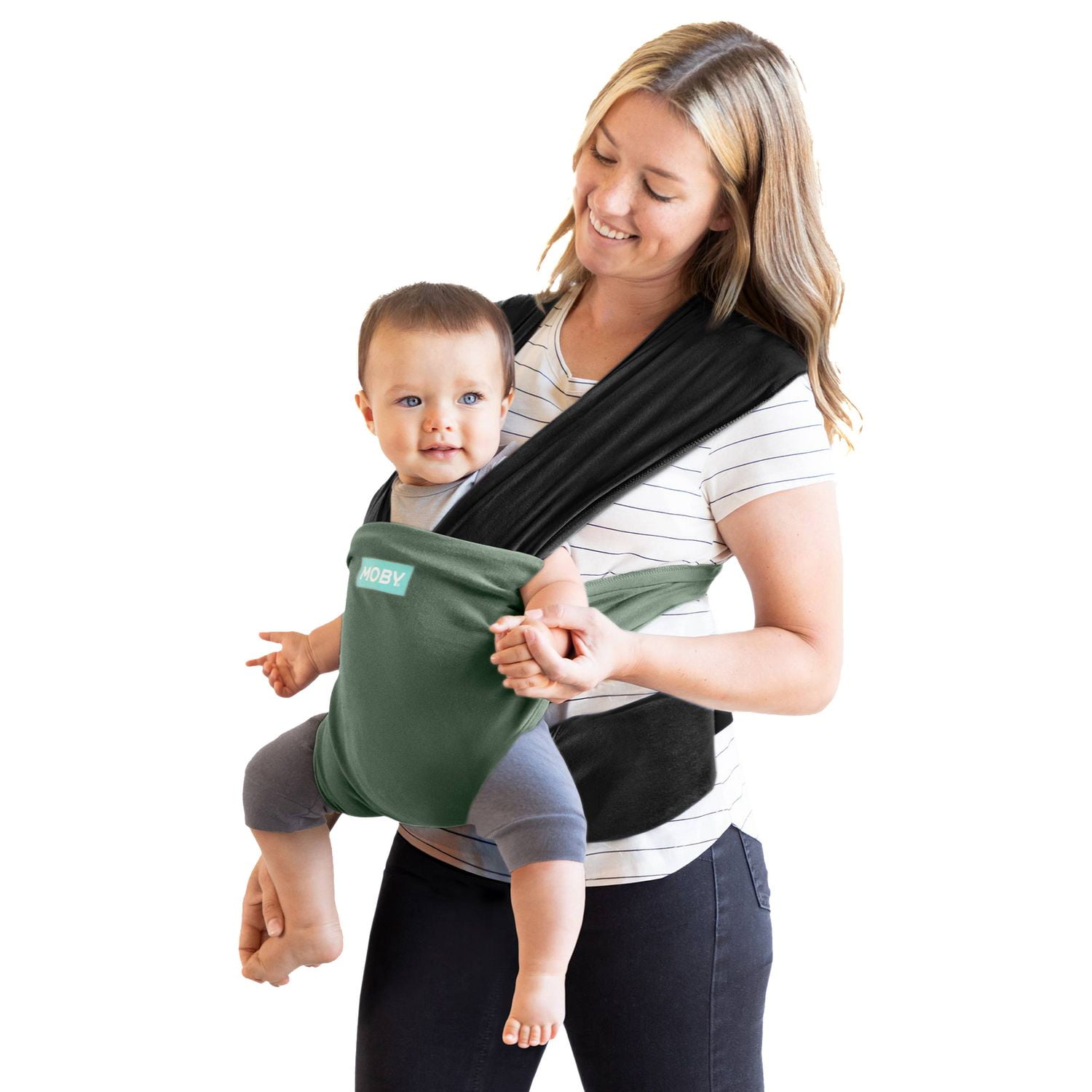 MOBY Easy Wrap Baby Carrier Wrap Designed To Combine The Best Features Of A Baby Wrap and Baby Carrier In One The Perfect Child Carrier Great