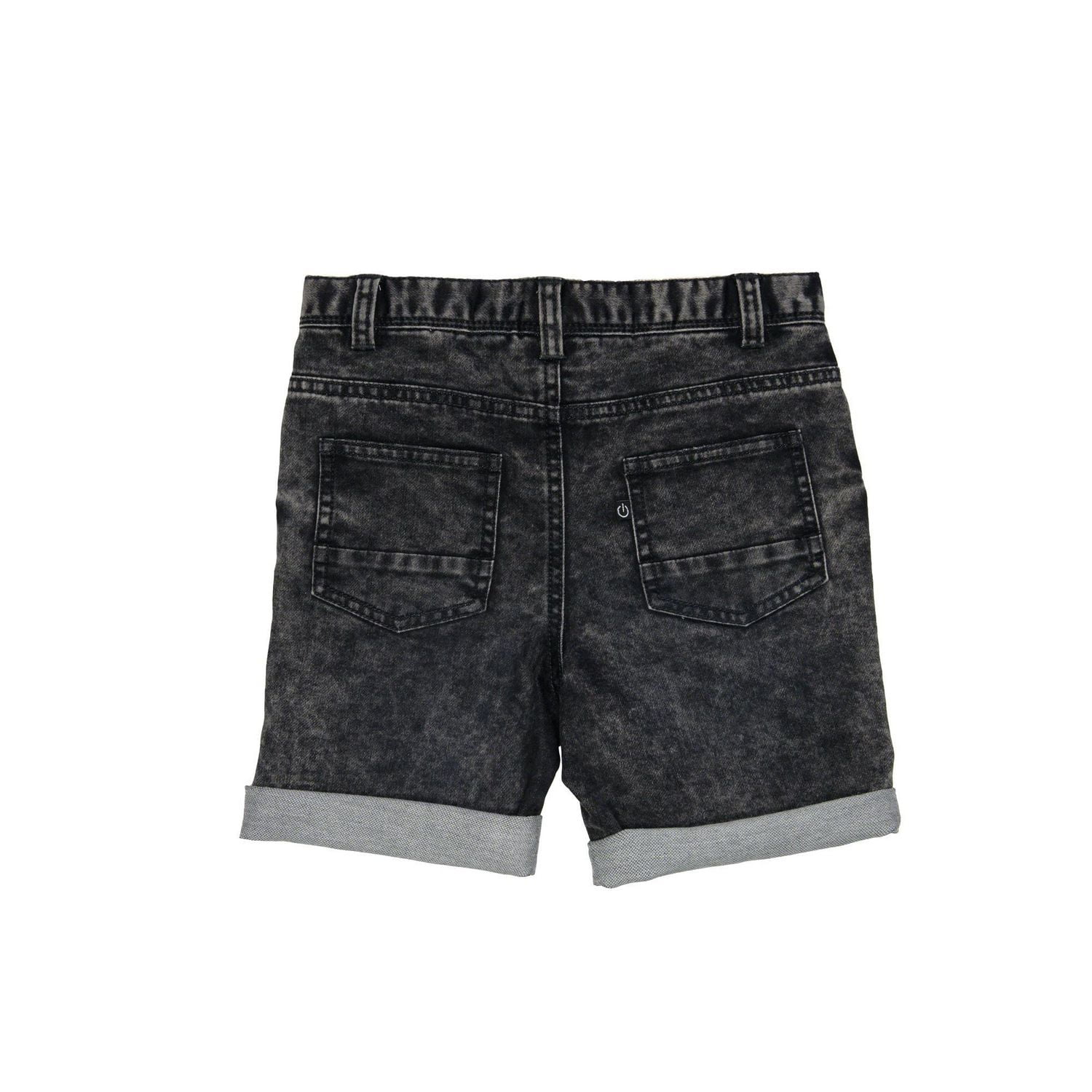 Short en denim pour garçon Mini Pop Kids Charcoal