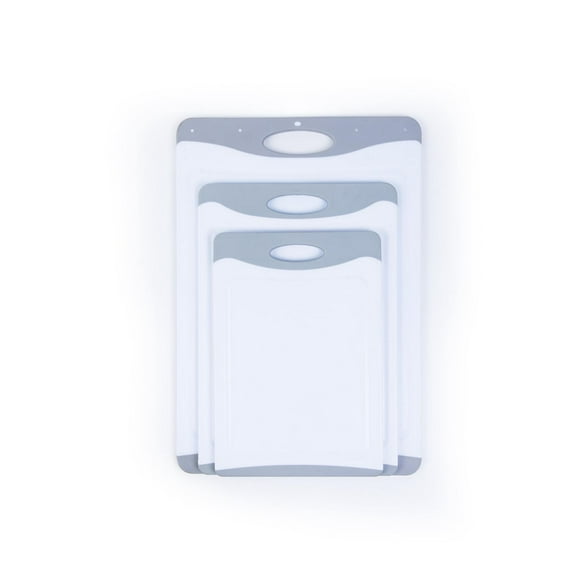 Mainstays 3PK POLY BOARDS 1.41 inch, 1 set, Plastic Cutting Board set