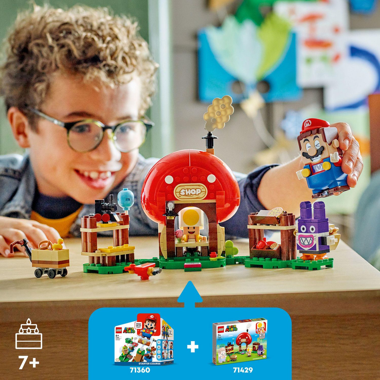 LEGO Super Mario Ensemble d extension Chipin et la boutique Toad