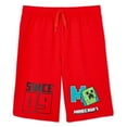 thumbnail image 3 of Short en molleton Minecraft pour garçons, 3 of 3