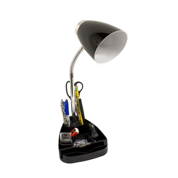 Lampe de bureau organisateur col de cygne LimeLights avec support