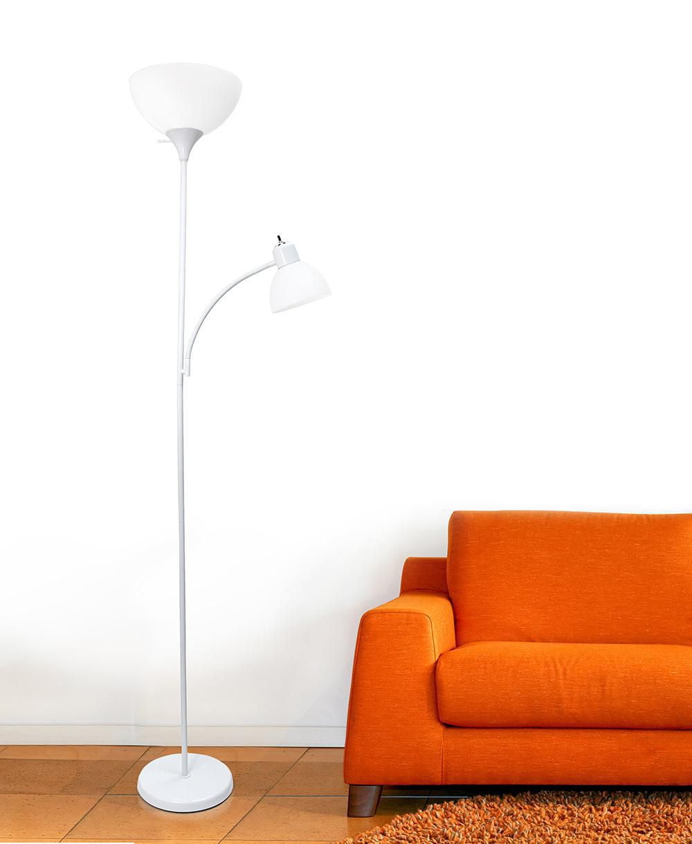 Walmart floor lamp with deals reading light