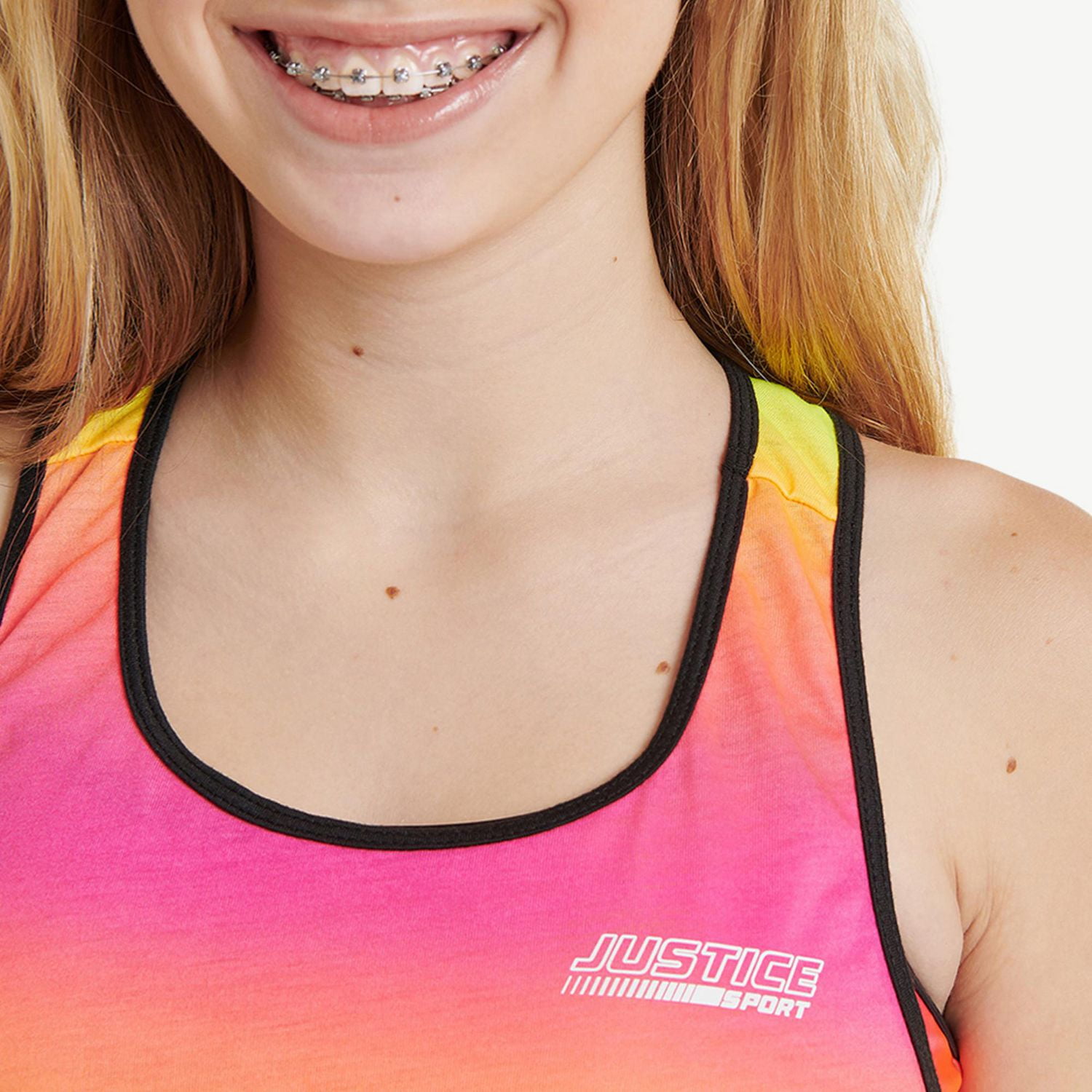 Robe cache-maillot à dos nageur Justice pour filles